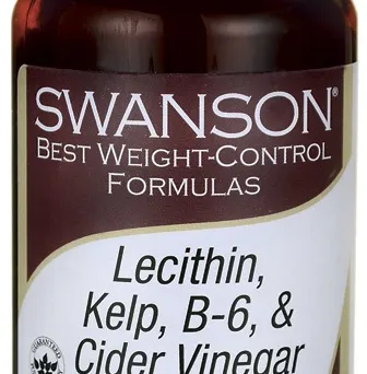 Lecytyna, Kelp, B-6, i Cider Vinegar - 240 tabs SWANSON