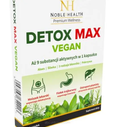 Detox Max Vegan Oczyszczanie organizmu  Noble Health 