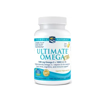 Ultimate Omega Xtra, 1480mg Cytrynowy Nordic Naturals 60 kaps.