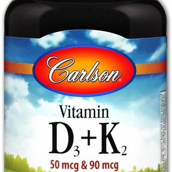 Vitamin D3 + K2 - 60 caps