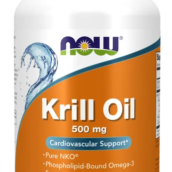Olej z Kryla 500 mg - Neptun Krill Oil DHA EPA 120 kaps. NOW Foods