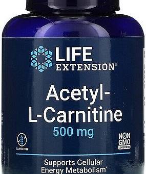 Acetyl-L-Carnitine, 500mg - 100 vcaps