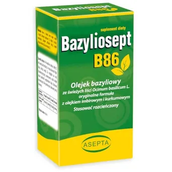 Bazyliosept B86 - Olejek bazyliowy + olejek z imbiru i kurkumy 30ml