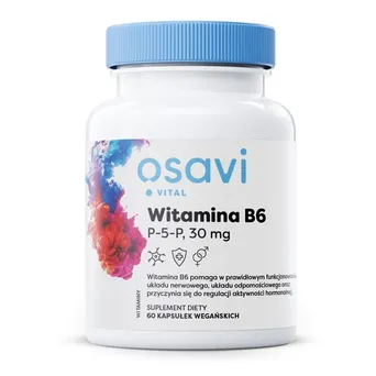 Witamina B6, P-5-P, Osavi 30 mg - 60 kaps