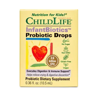 Probiotyk dla dzieci w kroplach, InfantBiotics Probiotic Child Life 10 ml