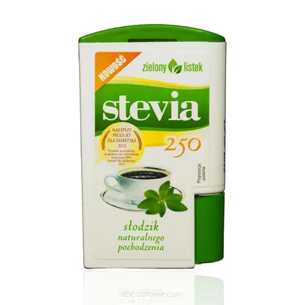 ZIELONY LISTEK Stevia 250 tabletek