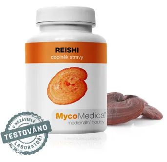 Reishi ekstrakt 30%  Mycomedica 90 kaps.