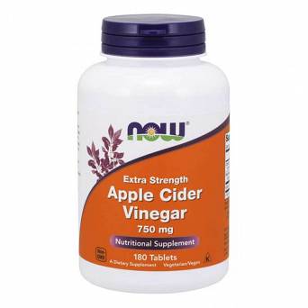 Ocet jabłkowy w tabletkach Apple Cider Vinegar, Now Foods 180 tabs