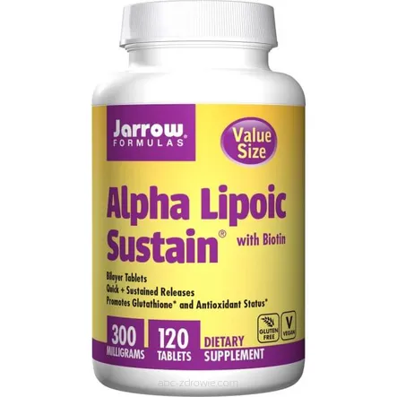 Alpha Lipoic Sustain, 300mg  z  Biotin Jarrow Formulas 120 tabs