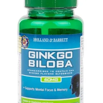 Ginkgo Biloba, 60mg - 60 coated tablets