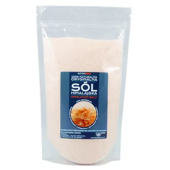 NATURAMED Sól himalajska różowa DROBNA 1kg