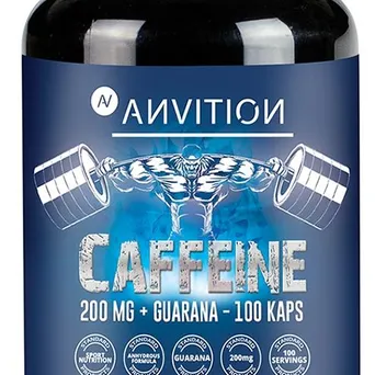 Caffeine 200 mg + guarana Aliness 100 kaps vege