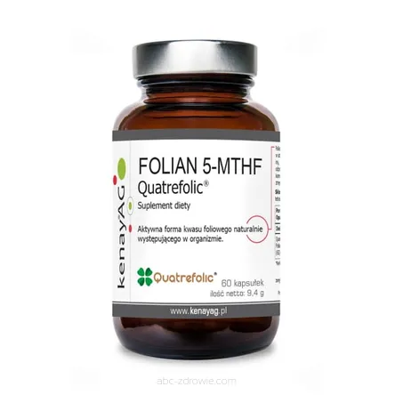 FOLIAN 5-MTHF aktywny kwas foliowy Quatrefolic-60