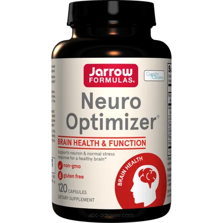 Opakowanie zawiera Neuro Optimizer - Wsparcie zdrowia i funkcji mózgu 120 kaps. Jarrow Formulas