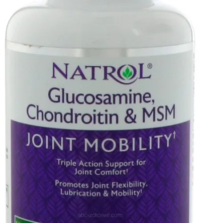 Glukozamina Chondroitin MSM - 150 tabs Natrol