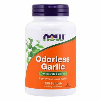 Odorless Garlic Czosnek  bezzapachowy Now Foods  250 kaps.