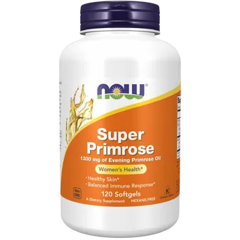 Super Primrose - Olej z Wiesiołka 1300 mg 120 kaps. NOW Foods