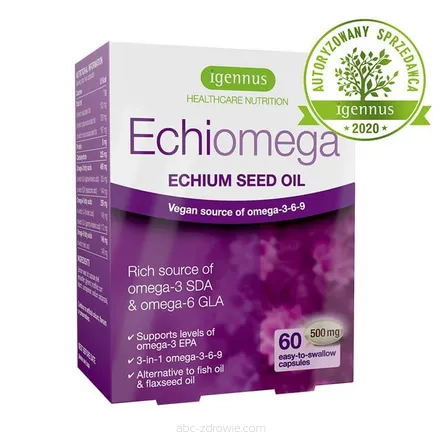 Echiomega omega-3 dla wegan Igennus