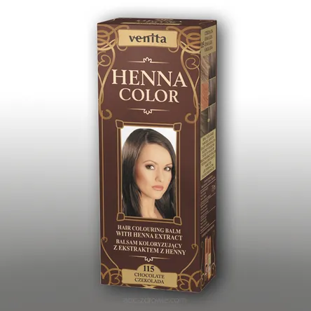 Opakowanie Henna czekolada tuba 115 VENITA