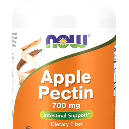 Opakowanie zawiera Apple Pectin, 700mg - 120 kaps. Now Foods