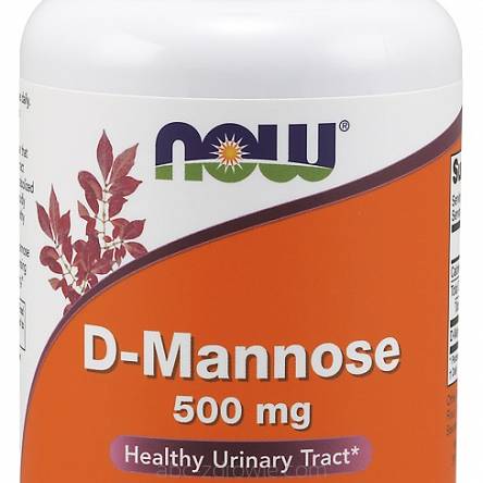 D-Mannose, 500mg - 120 vcaps NOW Foods