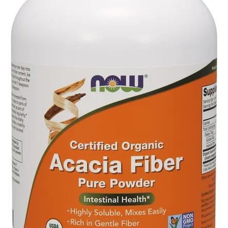 Błonnik akacjowy w proszku Acacia Fiber Organic Powder -Now Foods 340g