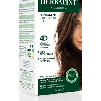 Herbatint-farba do włosów- 4D-ZŁOTY KASZTAN