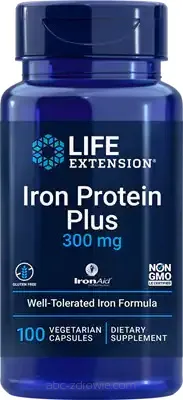 Iron Protein Plus, 300mg - 100 vcaps