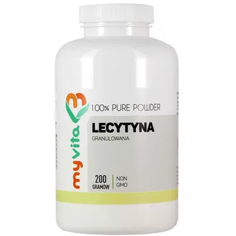 Lecytyna non-gmo granulowana 200g MyVita