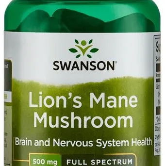 Full Spectrum Lion's Mane Mushroom, 500mg - 60 caps