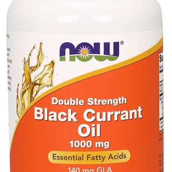 Black Currant Oil, 1000mg - 100 kaps. Now Foods