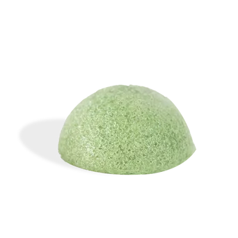 Naturalna gąbka konjac do mycia twarzy Mohani – z zieloną herbatą 