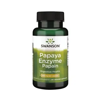 Papain Papaya Enzyme, 100mg - 90 kaps.Swanson