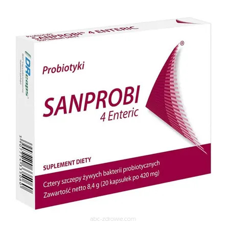 Sanprobi 4 Enteric 20 kaps. SANUM POLSKA SP. Z O.O.