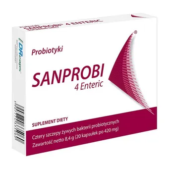 Sanprobi 4 Enteric 20 kaps. SANUM POLSKA SP. Z O.O.
