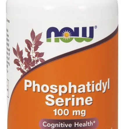 Phosphatidyl Serine, 100mg - 60 kaps. Now Foods
