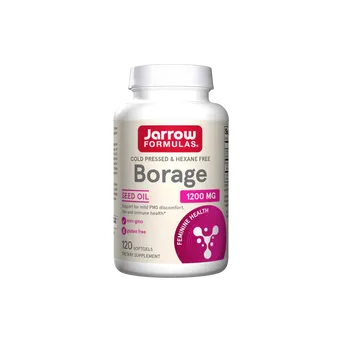 Borage GLA 240 - Olej z Ogórecznika 1200 mg 120 kaps. Jarrow Formulas