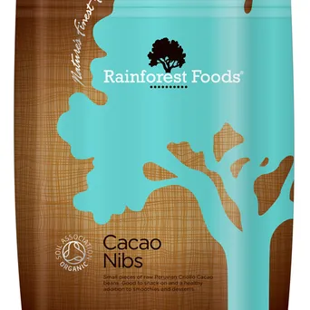 Kakao RAW Kruszone Ziarna BIO Rainforest Foods