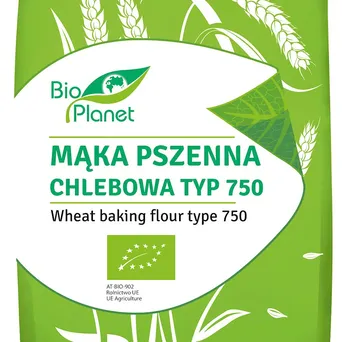 Mąka pszenna chlebowa typ 750 BIO 1kg Bio Planet