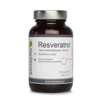 Resveratrol  zmikronizowany 100 mg  60Kaps.KENAYAG