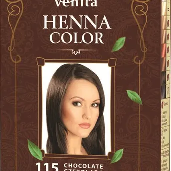 Henna proszek nr 115 czekolada 25g - ziołowa odżywka koloryzująca VENITA