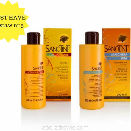 SANOTINT Szampon COLOURCARE+Odżywka do włosów suchych i zniszczonych