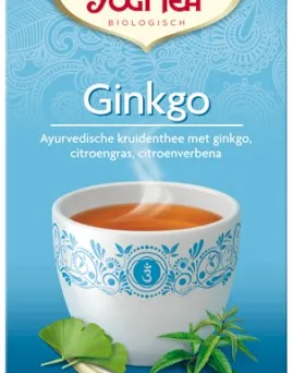 Herbata Ginkgo - miłorząb japoński 17x1,8G YOGI TEA