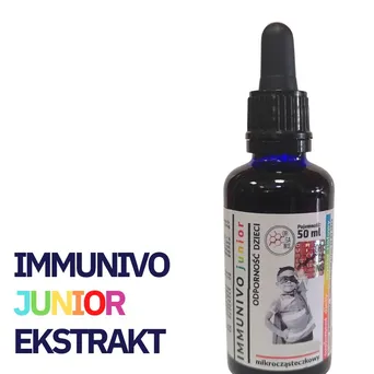Immunivo Junior odporność w kroplach o podwyższonej wchłanialności ,Organis 50 ml