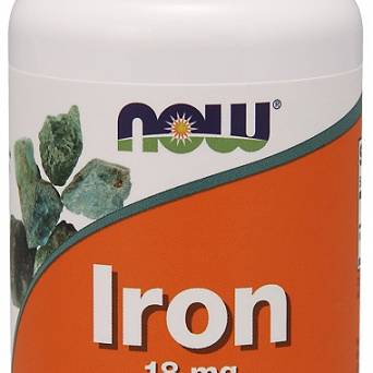 Iron,Now Foods  18mg - 120 kaps vege