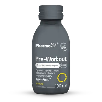 Pre-Workout Plus Formuła przedtreningowa (cytryna) 100 ml | GymFood Pharmovit