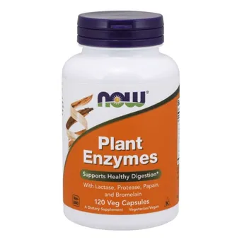 Plant Enzymes -Enzymy trawienne roślinne- 120 kaps. Now Foods