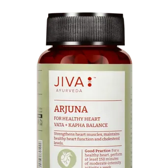 Arjuna na wzmocnienie serca Jiva Ajurweda 120 tabletek