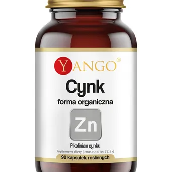 Cynk - forma organiczna Yango 90 kapsułek