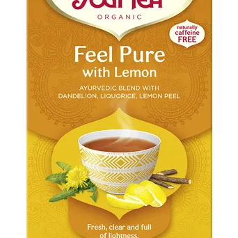 Herbata Detox z cytryną FEEL PURE  YOGI TEA 17x1,8G